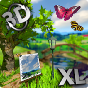 Parallax Nature Summer Day XL 3D Gyro Wallpaper
