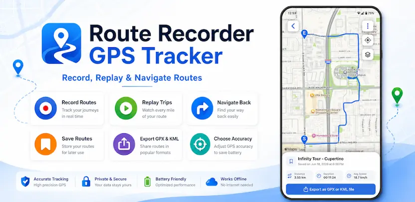Route Recorder GPS Tracker